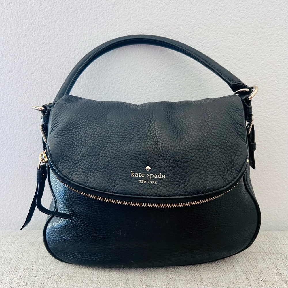 Kate Spade Pebbled Leather Foldover Purse